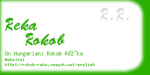 reka rokob business card